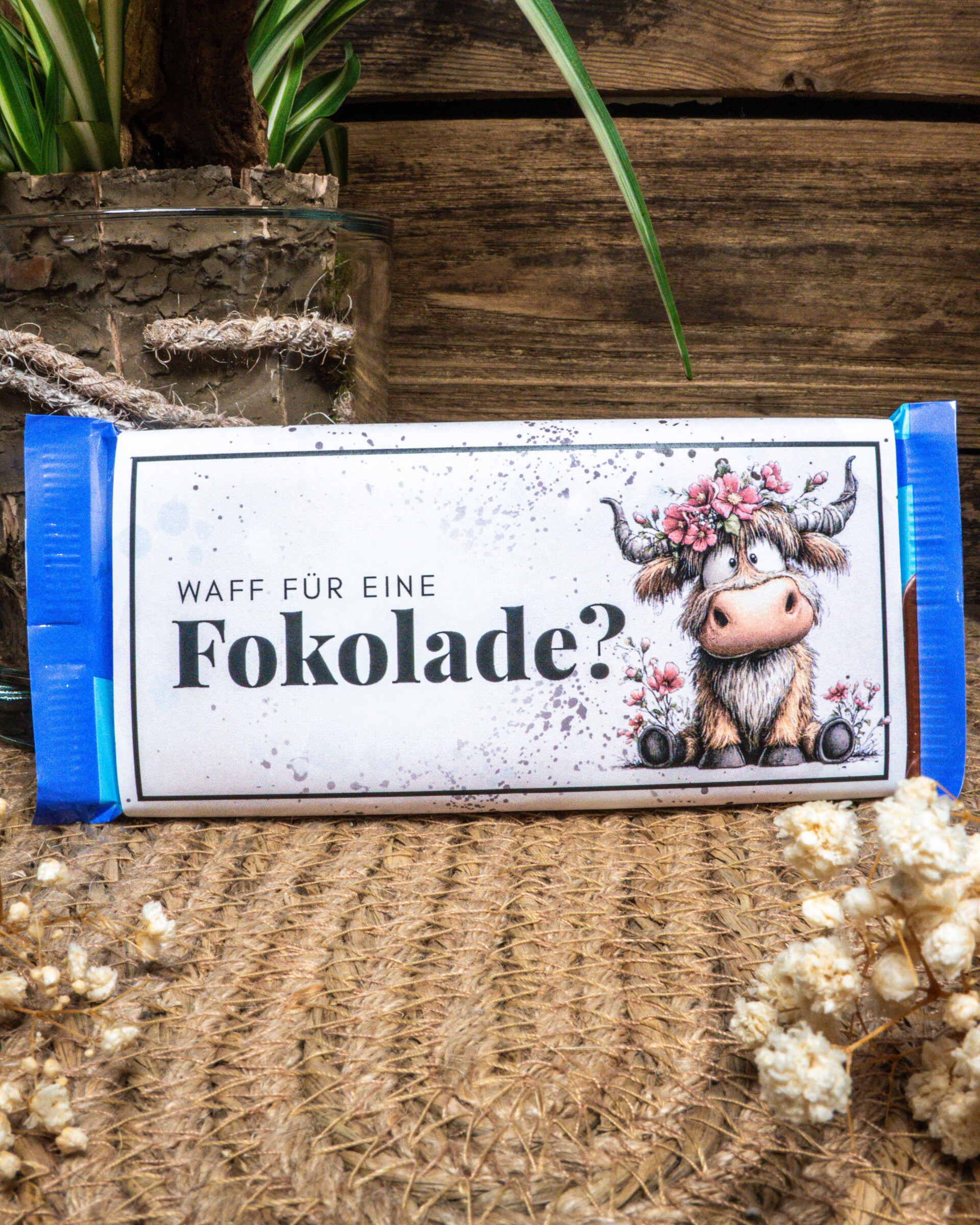 Schokiverpackung Banderole Fokolade