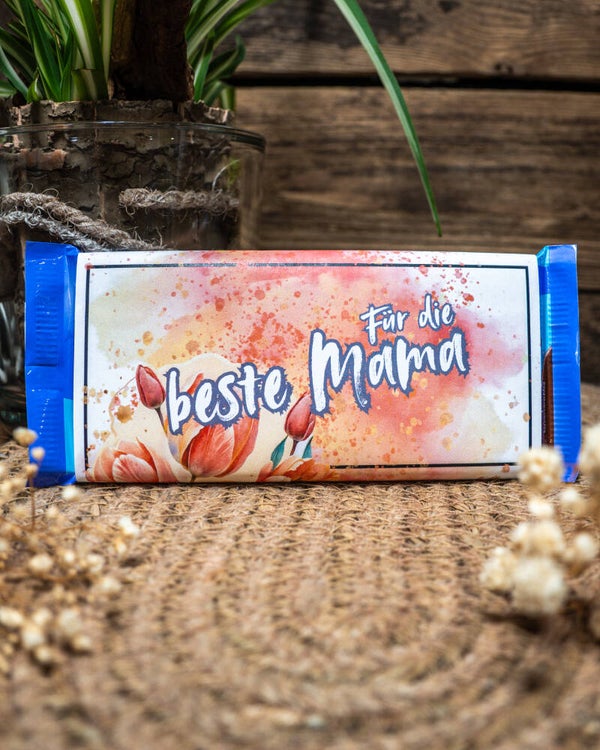 Schokiverpackung Banderole beste Mama