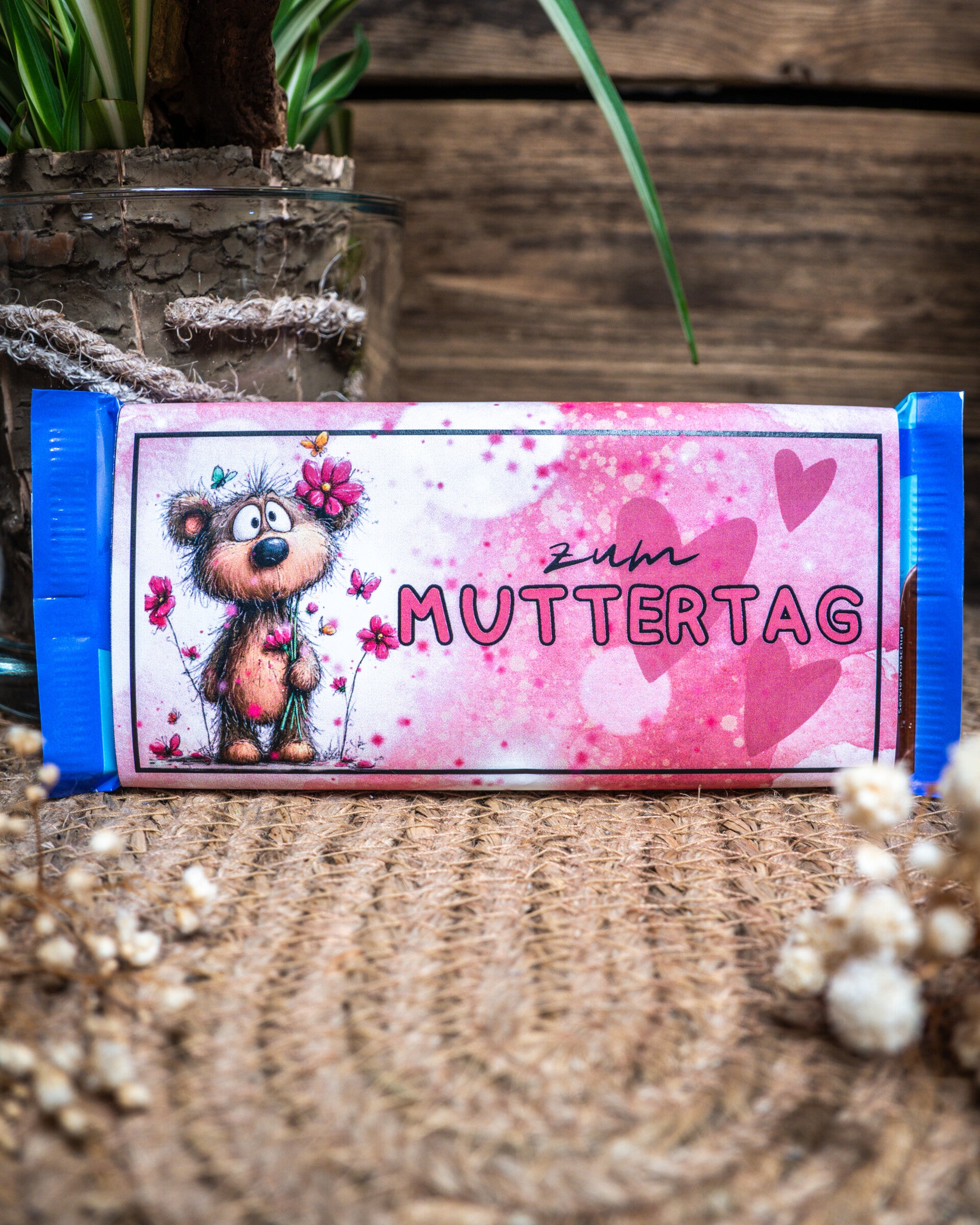 Schokiverpackung Banderole Muttertag