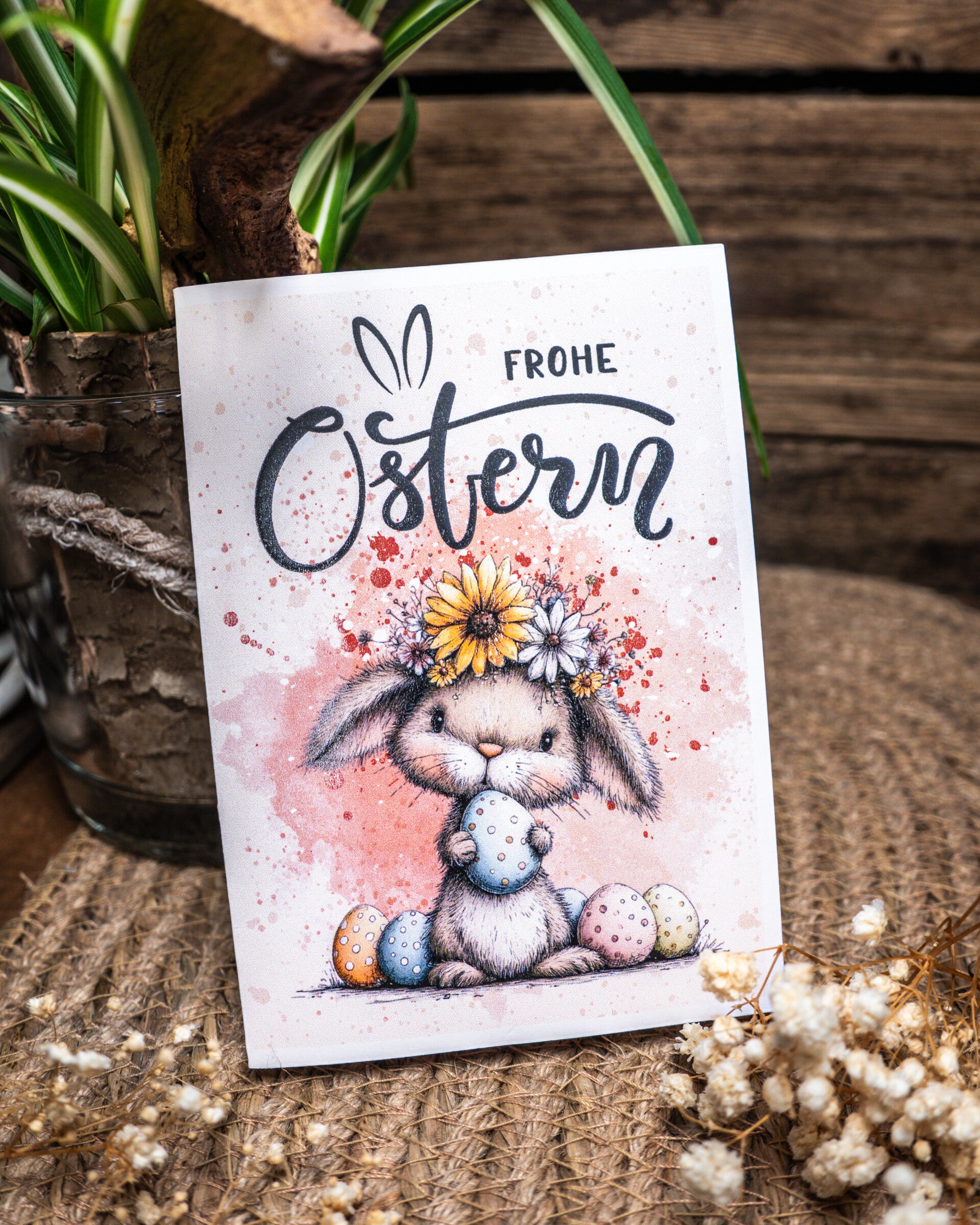 Klappkarte Ostern Hase