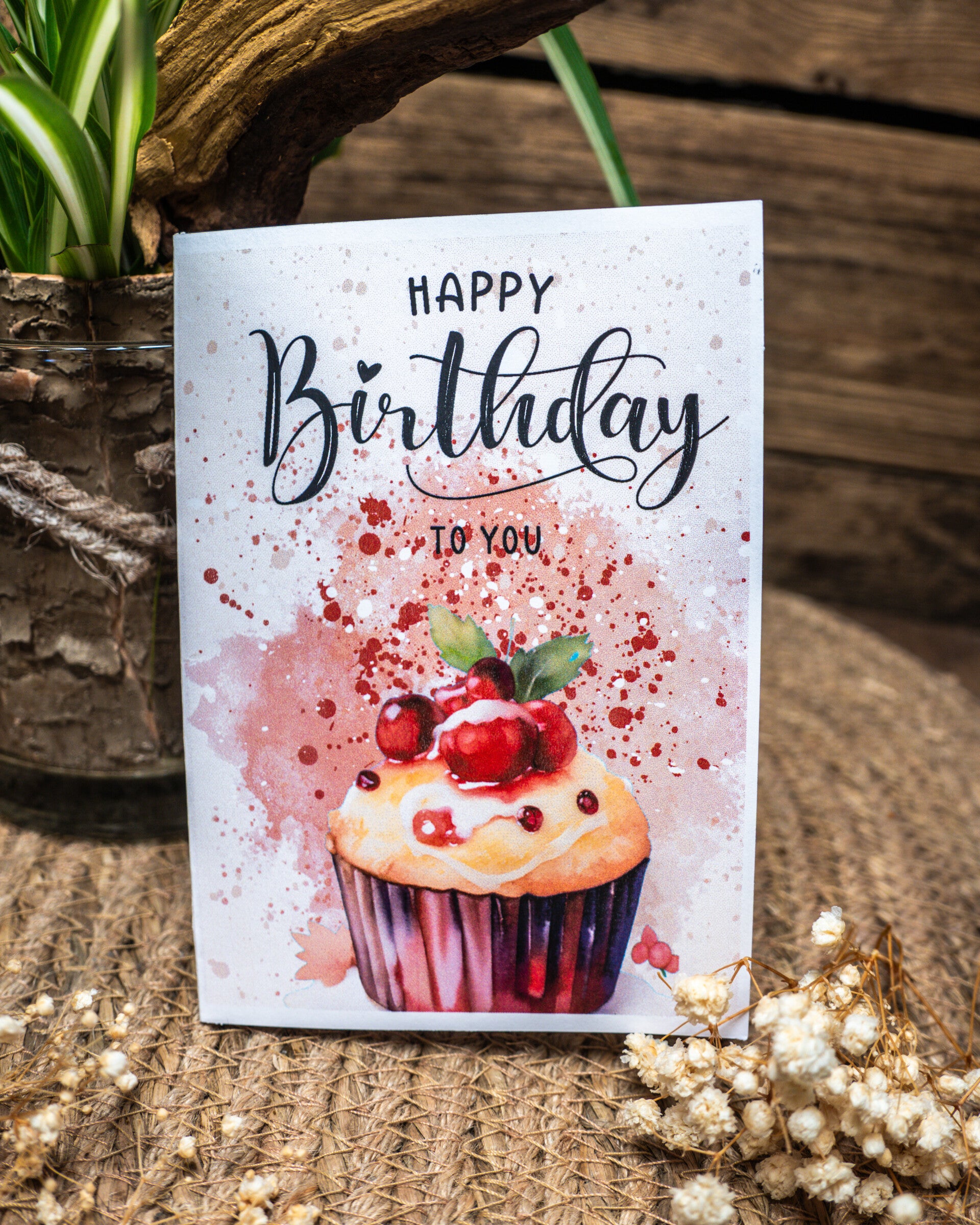 Klappkarte Geburtstag Muffin