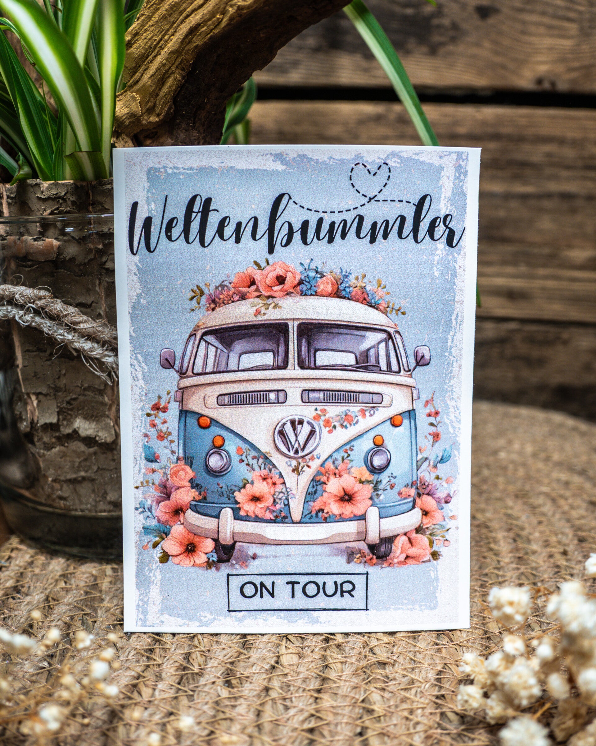 Postkarte Weltenbummler