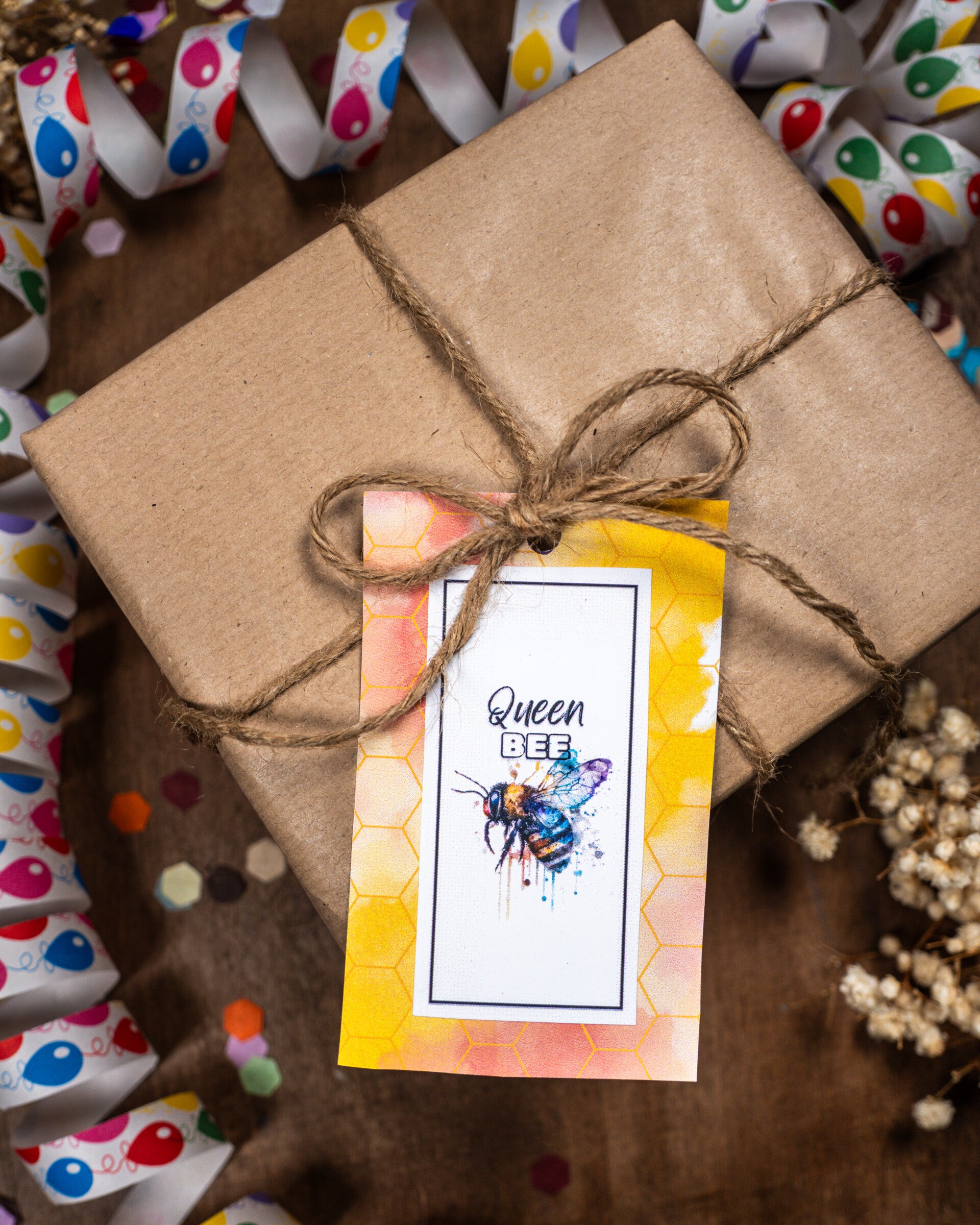 Geschenkanhänger "Queen Bee"