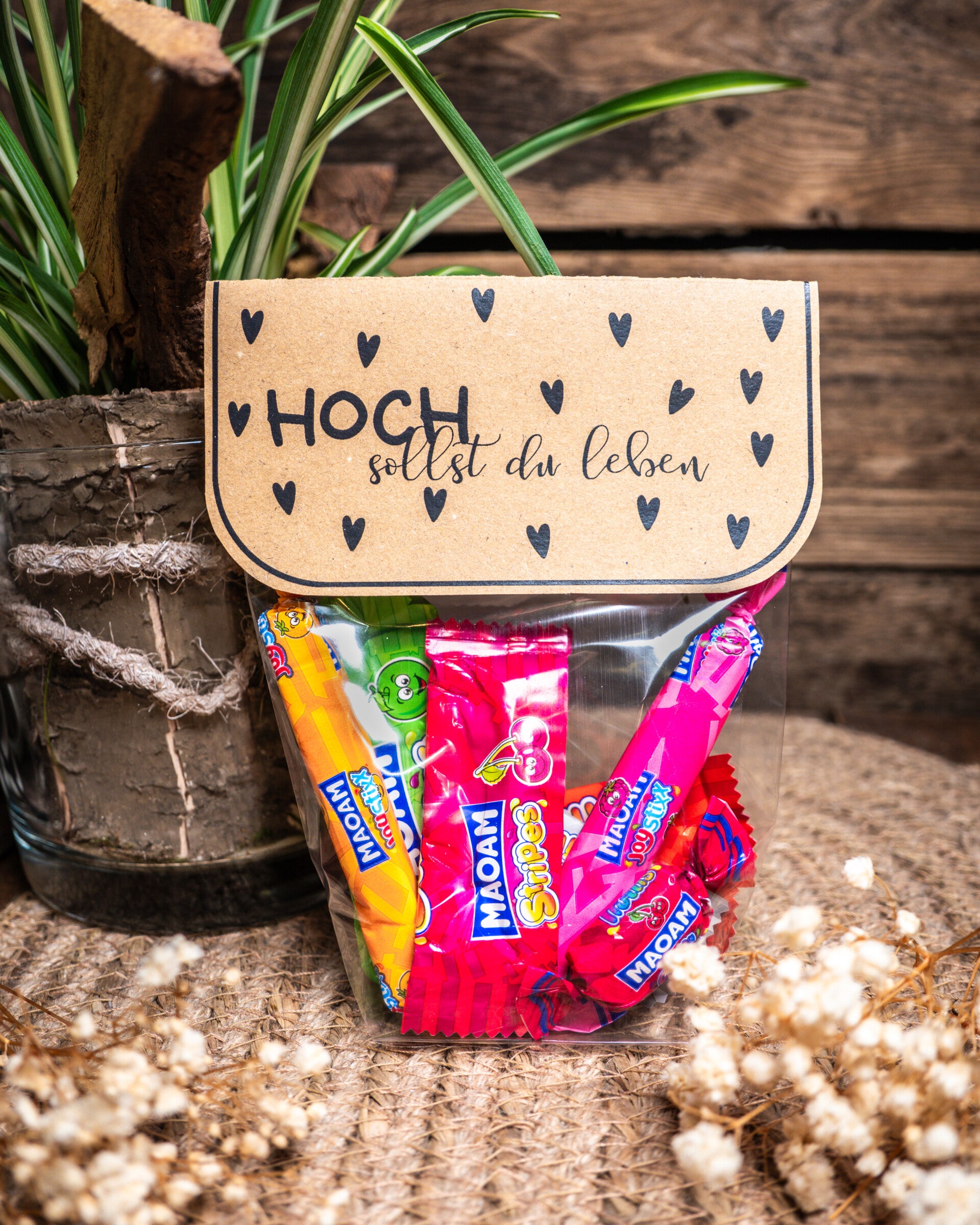 Tütenverschluss "Hoch sollst du leben"