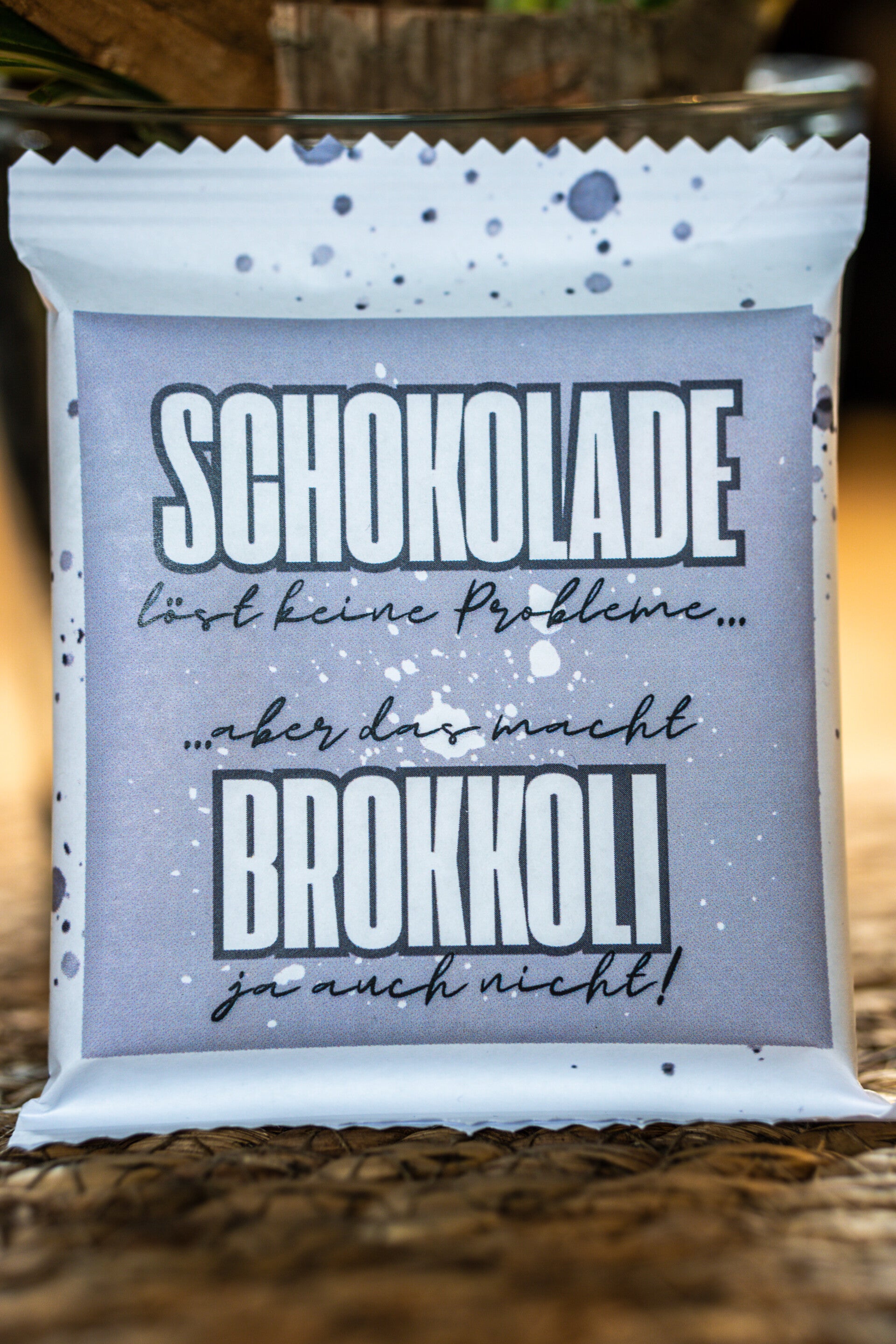 Schokiverpackung "Problemlöser"