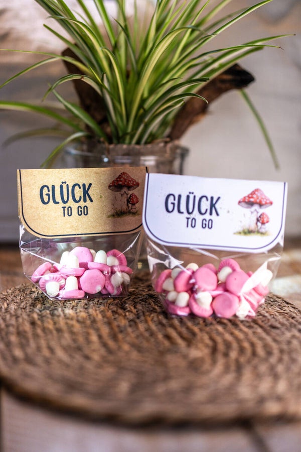 Tütenverschluß "Glück to go"