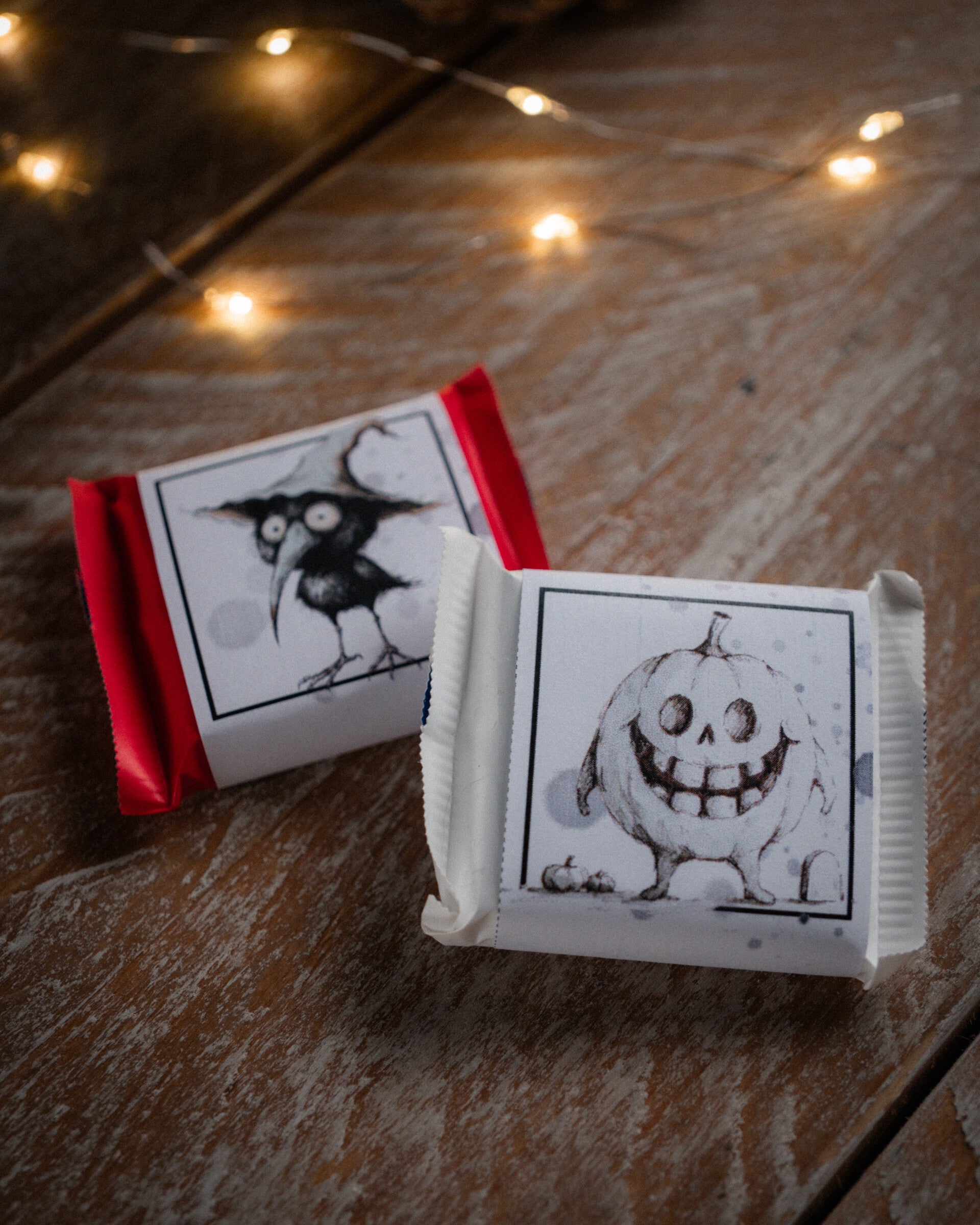 Schokiwrap Halloween zum Selberausdrucken (PDF Druckvorlage)