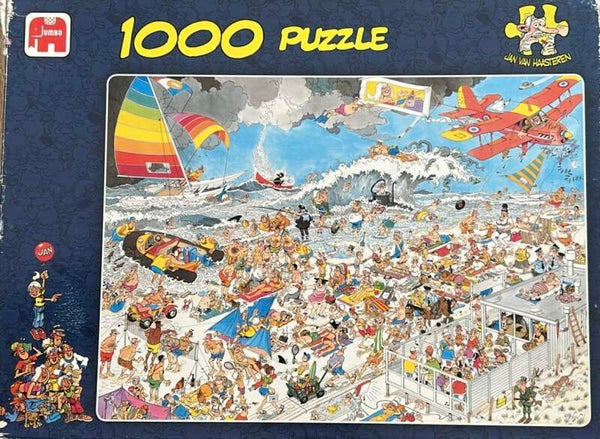 Jan van Haasteren Op het strand - 1000