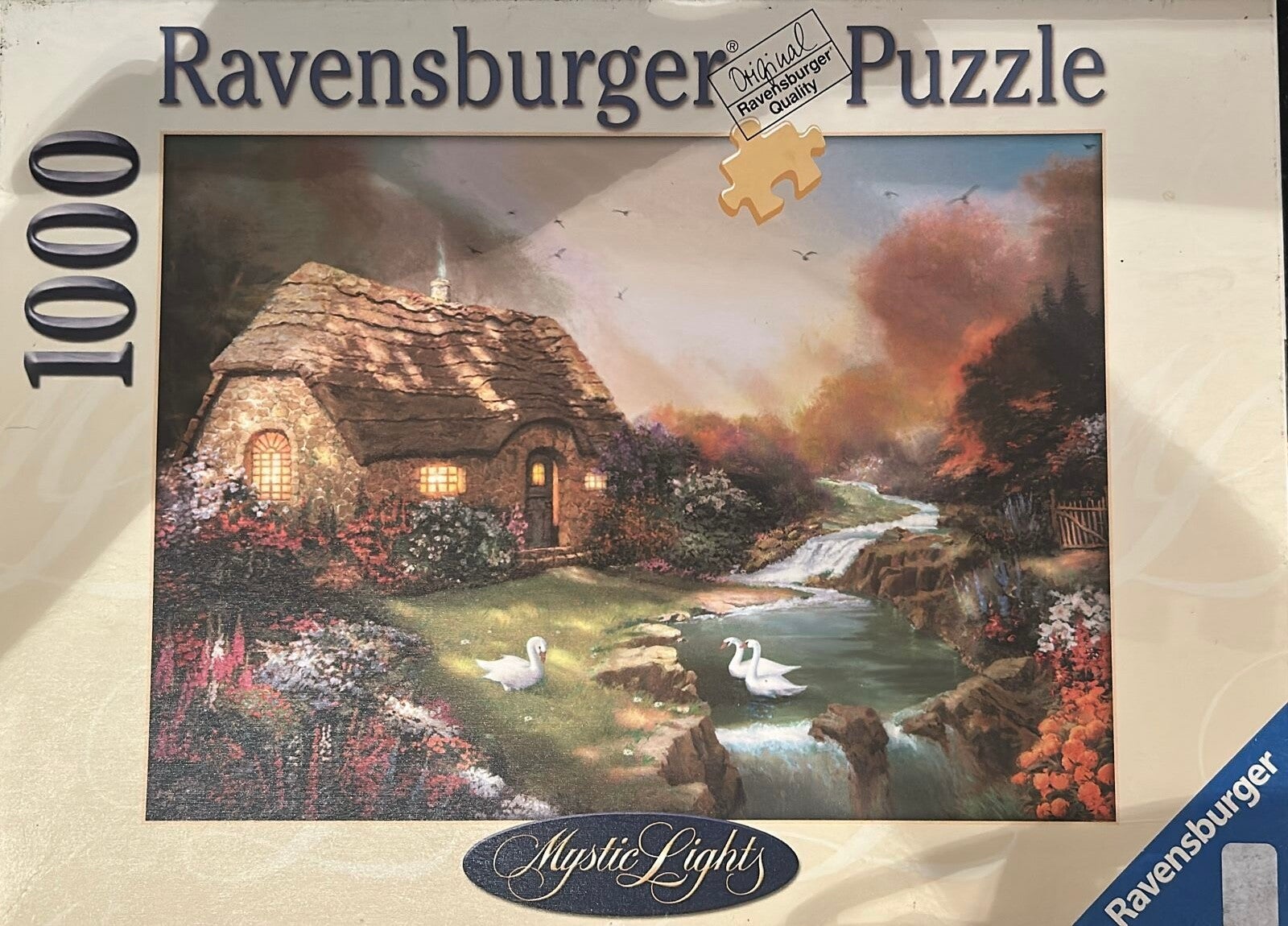 Ravensburger Mystic Lights Idyllisch cottage - 1000