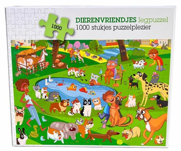 Dierenvriendjes puzzel - 1000