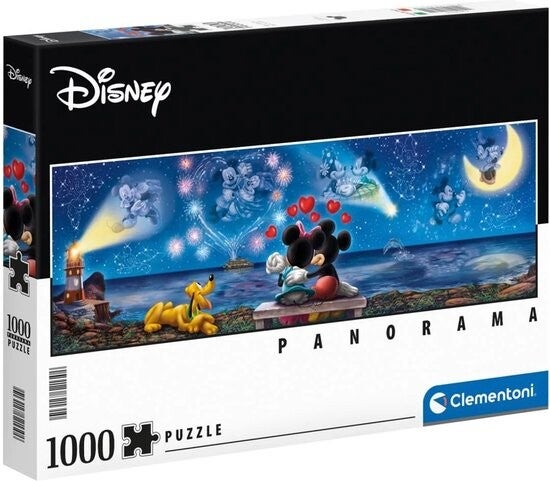 Clementoni Disney Panorama Mickey en Minnie - 1000