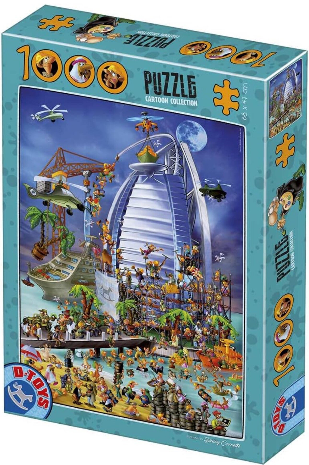D-TOYS Cartoon Collection Burj Al Arab - 1000