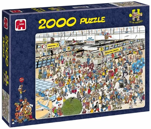 Jan van Haasteren De vertrekhal - 2000