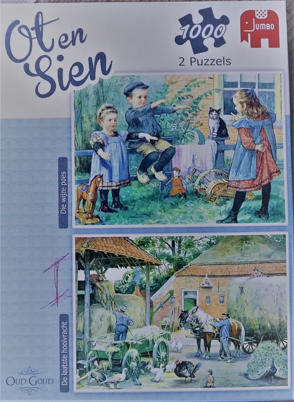 Jumbo Ot en Sien De laatste hooivracht & Die wijze poes - 2 x 1000