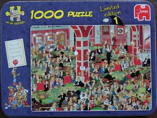 Jan van Haasteren Crazy casino Limited Edition 1 (in blik) -  1000