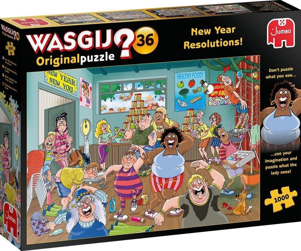 Wasgij Original No. 36 New Year Resolutions! - 1000