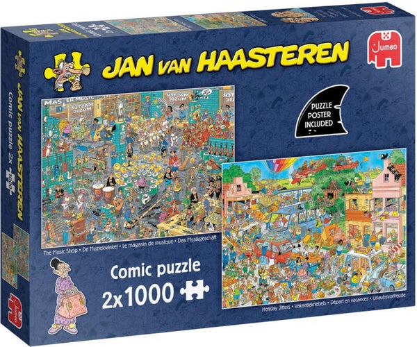 Jan van Haasteren De muziekwinkel & Vakantiekriebels - 2x1000