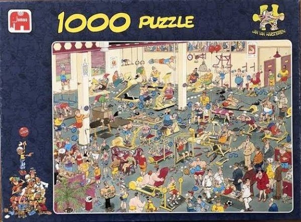 Jan van Haasteren In het fitnesscentrum - 1000