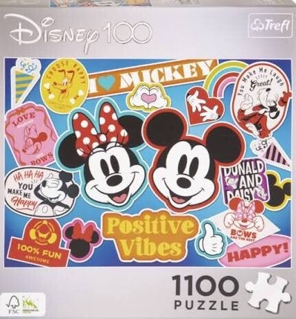 Trefl Disney Mickey Positive vibes - 1100