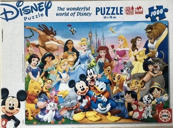 Educa The wonderful world of Disney - 1000