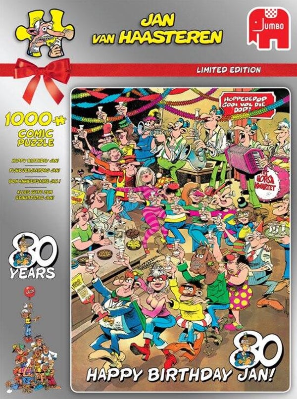 Jan van Haasteren Fijne Verjaardag Jan! 80 jaar Limited Edition - 1000