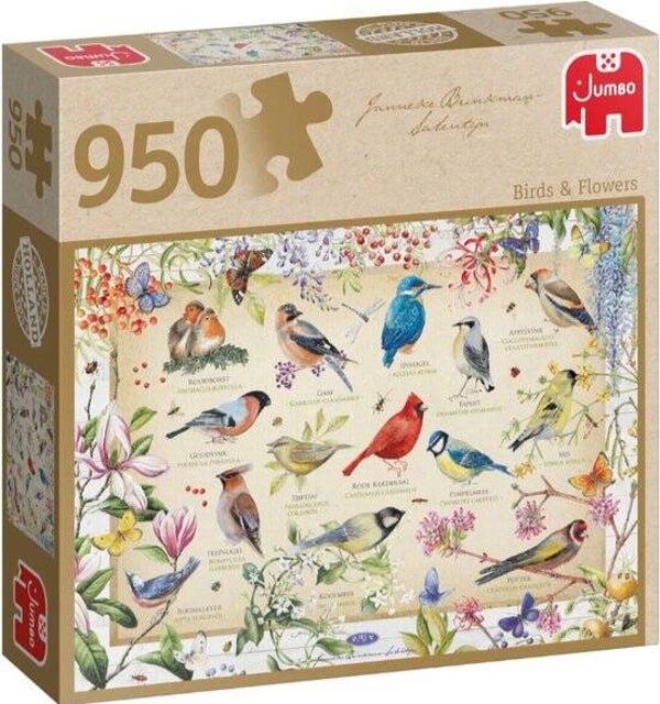 Jumbo Birds and Flowers - 950