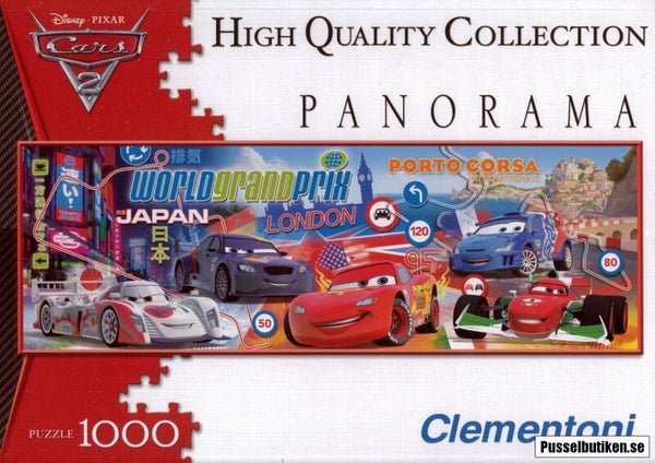 Clementoni Disney Panorama Cars 2 - 1000
