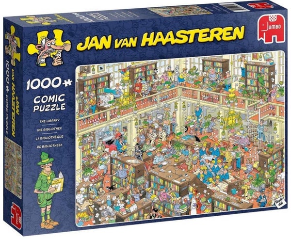 Jan van Haasteren De bibliotheek - 1000