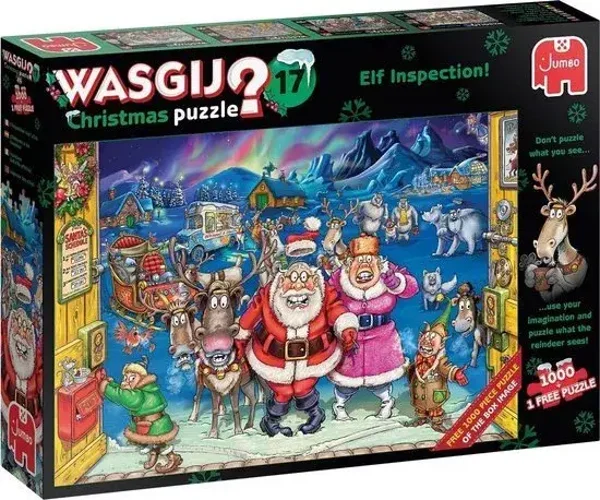 Wasgij Christmas No. 17 Elf Inspection! - 2 x 1000