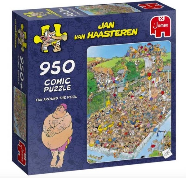 Jan van Haasteren Fun around the pool - 950