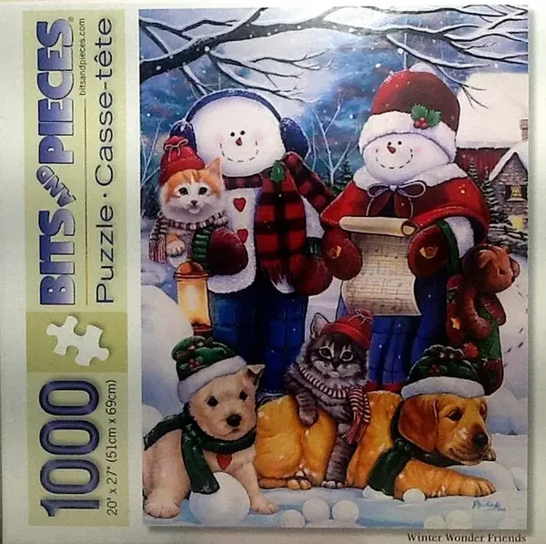 Bits and Pieces puzzle Winter Wonder Friends - 1000