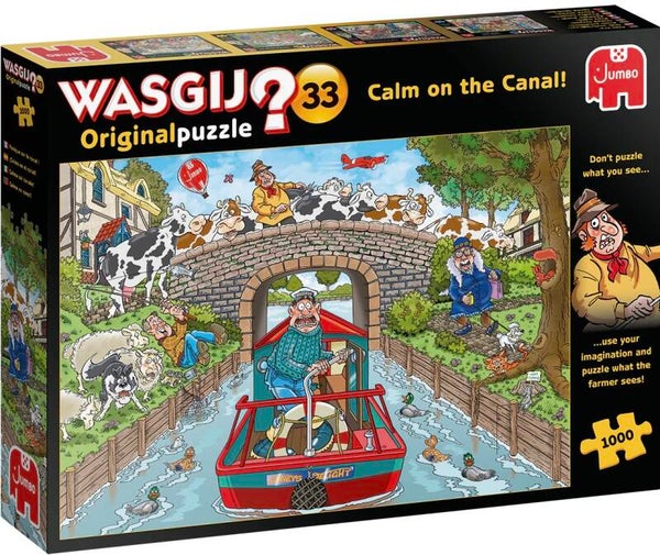 Wasgij Original No. 33 Calm on the Canal! - 1000
