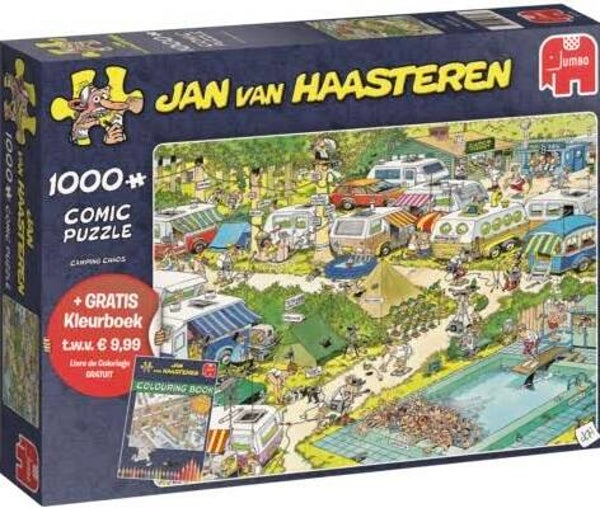 Jan van Haasteren Camping chaos - 1000