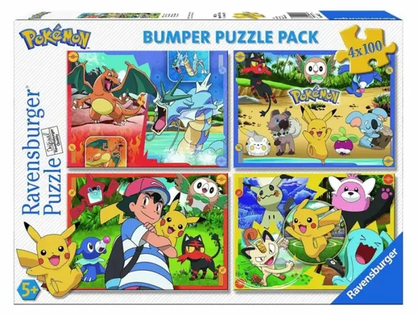 Ravensburger Pokemon uit Aloha - 4 x 100
