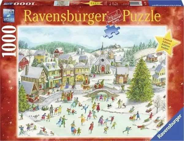 Ravensburger Limited Edition Speelse Kerstdag - 1000