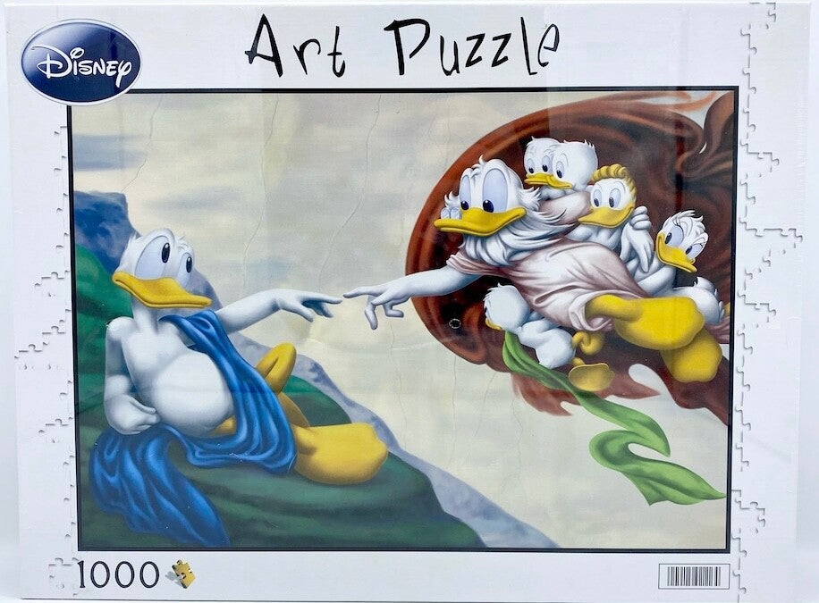 Disney Art puzzel The creation of Donald - 1000