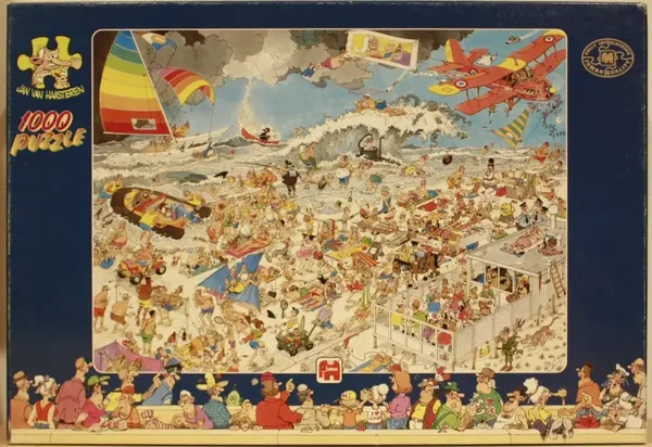 Jan van Haasteren Op het strand - 1000