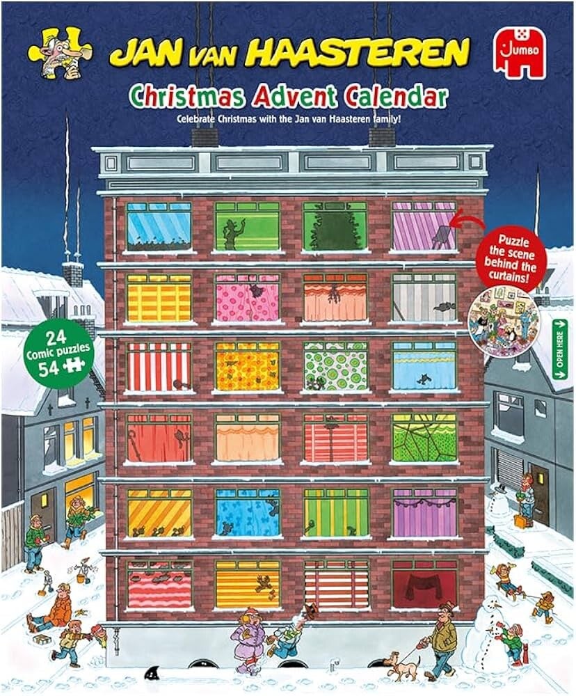 Jan van Haasteren Christmas Advent Calender - 24 x 54