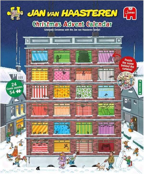Jan van Haasteren Christmas Advent Calender - 24 x 54