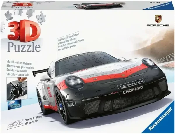 Ravensburger Porsche 911gt3 Cup 3D - 152 (NIEUW)