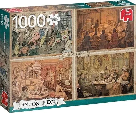 Jumbo Anton Pieck Vermaak in de woonkamer - 1000