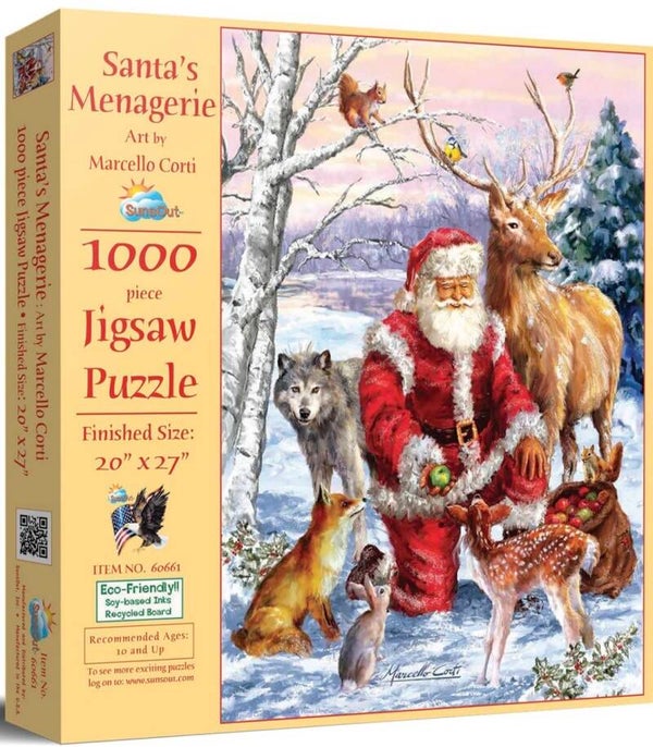 SunsOut Santa’s Menagerie - 1000 (NIEUW)