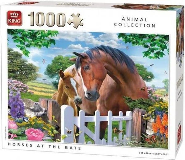 King Horses at the gate - 1000