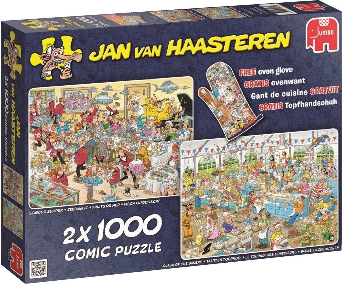 Jan van Haasteren Zeebanket x Taarten toernooi - 2x1000