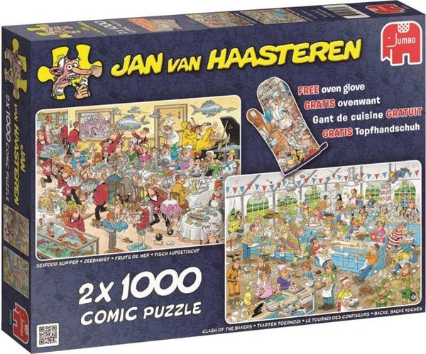 Jan van Haasteren Zeebanket x Taarten toernooi - 2x1000
