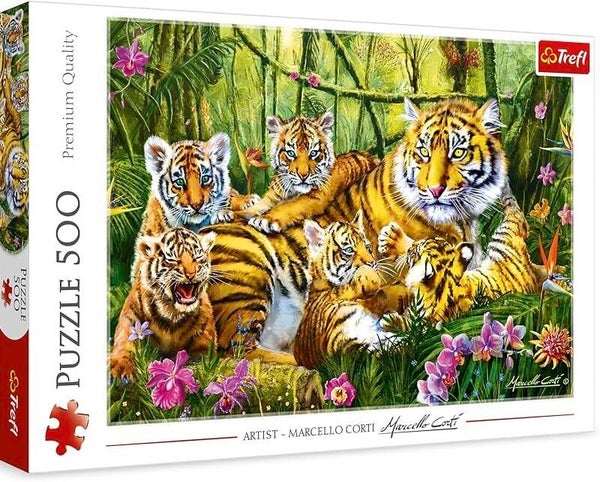 Trefl Family of Tigers - 500