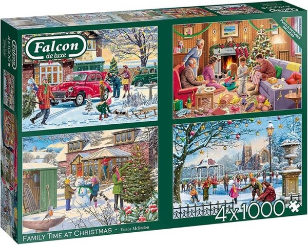 Falcon Family Time At Christmas - 4x1000
