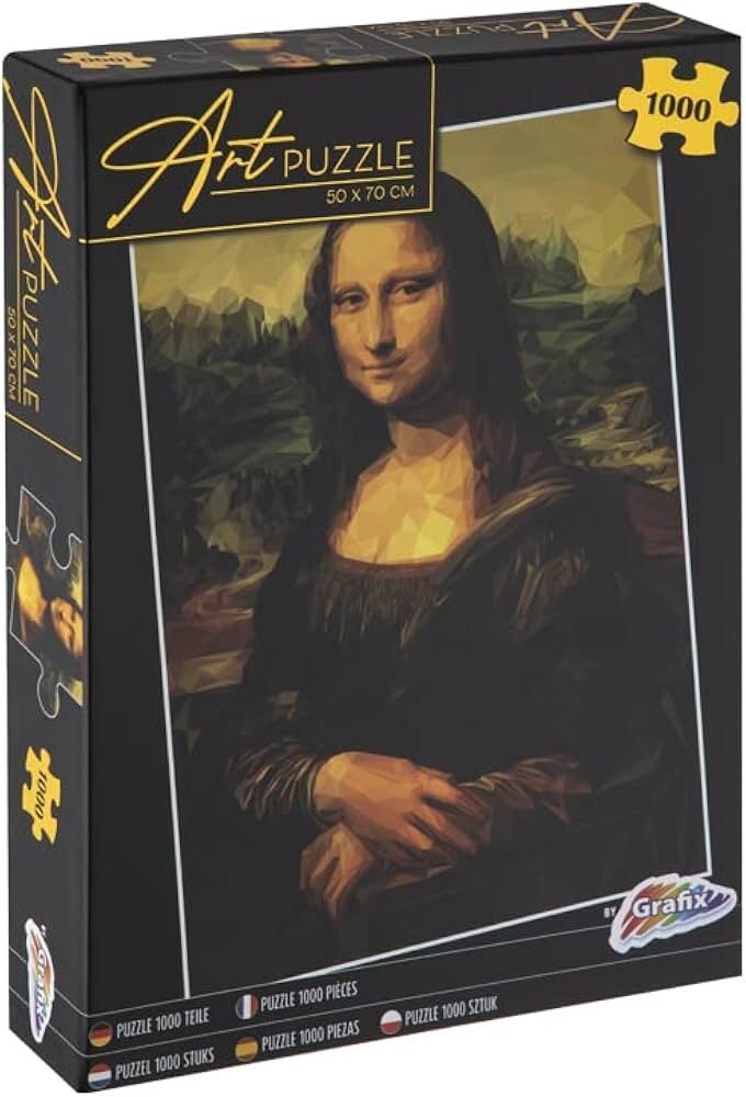 Grafix Art puzzle Mona Lisa - 1000 (NIEUW)