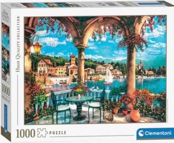 Clementoni Balcony view of Lake Como - 1000
