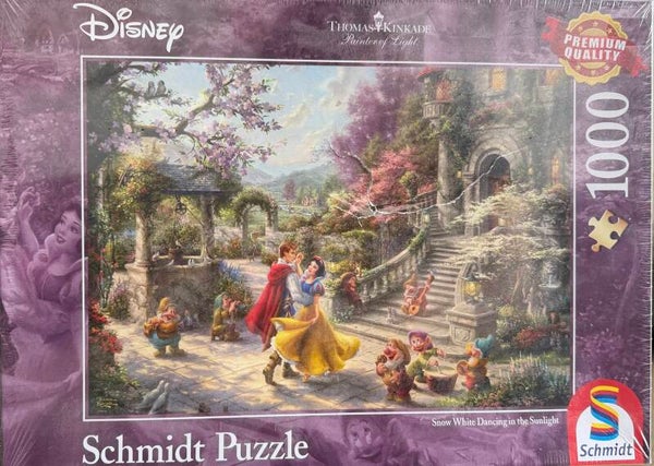 Schmidt Thomas Kinkade Sneeuwwitje in het zonlicht - 1000 (NIEUW, BESCHADIGD)